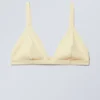Ribbed V-Neck Bikini Top – Light Yellow Ribbed V-Neck Bikini Top – Light Yellow