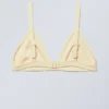 Ribbed V-Neck Bikini Top – Light Yellow Ribbed V-Neck Bikini Top – Light Yellow