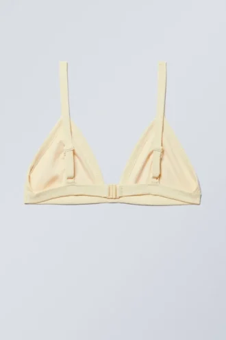 Ribbed V-Neck Bikini Top – Light Yellow Ribbed V-Neck Bikini Top – Light Yellow