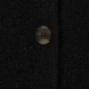 Ribbed V-Neck Cardigan – Black Ribbed V-Neck Cardigan – Black