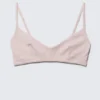 Ribbed V-Neck Cotton Bra – Light Pink Ribbed V-Neck Cotton Bra – Light Pink