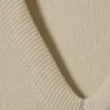 Ribbed V-Neck Tank Top – Light Beige Ribbed V-Neck Tank Top – Light Beige