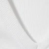 Ribbed V-Neck Tank Top – White Ribbed V-Neck Tank Top – White