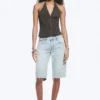 Ripstop Halter V-Neck Top – Dark Grey Ripstop Halter V-Neck Top – Dark Grey