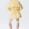 Rosabel Loose Single-Breasted Trench Coat – Light Yellow Rosabel Loose Single-Breasted Trench Coat – Light Yellow