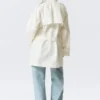 Rosabel Loose Single-Breasted Trench Coat – White Rosabel Loose Single-Breasted Trench Coat – White
