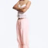 Rosabel Low Rise Loose Lace-Trim Bloomers – Light Dusty Pink Rosabel Low Rise Loose Lace-Trim Bloomers – Light Dusty Pink