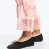 Rosabel Low Rise Loose Lace-Trim Bloomers – Light Dusty Pink Rosabel Low Rise Loose Lace-Trim Bloomers – Light Dusty Pink