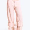 Rosabel Low Rise Loose Lace-Trim Bloomers – Light Dusty Pink Rosabel Low Rise Loose Lace-Trim Bloomers – Light Dusty Pink
