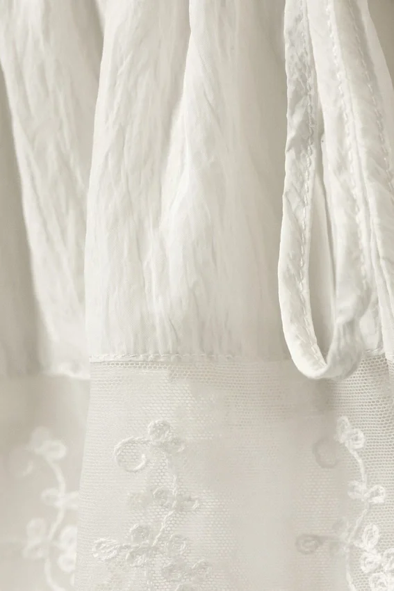 Rosabel Low Rise Loose Lace-Trim Bloomers – White Rosabel Low Rise Loose Lace-Trim Bloomers – White