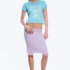 Rosabel Printed Baby Tee – Turquoise – Butterfly Rosabel Printed Baby Tee – Turquoise – Butterfly