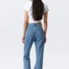 Rowe Super High Waisted Regular Straight Jeans – 90S Blue – Medium Blue