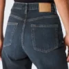 Rowe Super High Waisted Regular Straight Jeans – Angel Blue – Dark Blue Rowe Super High Waisted Regular Straight Jeans – Angel Blue – Dark Blue