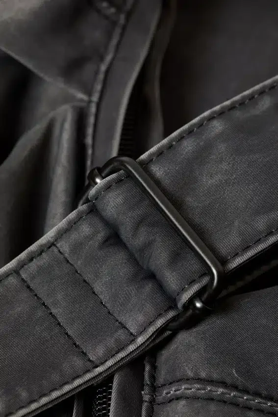 Ruched Crossbody Bag – Black Ruched Crossbody Bag – Black