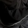 Ruched Crossbody Bag – Black Ruched Crossbody Bag – Black