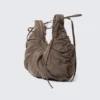 Ruched Crossbody Bag – Dark Brown Ruched Crossbody Bag – Dark Brown