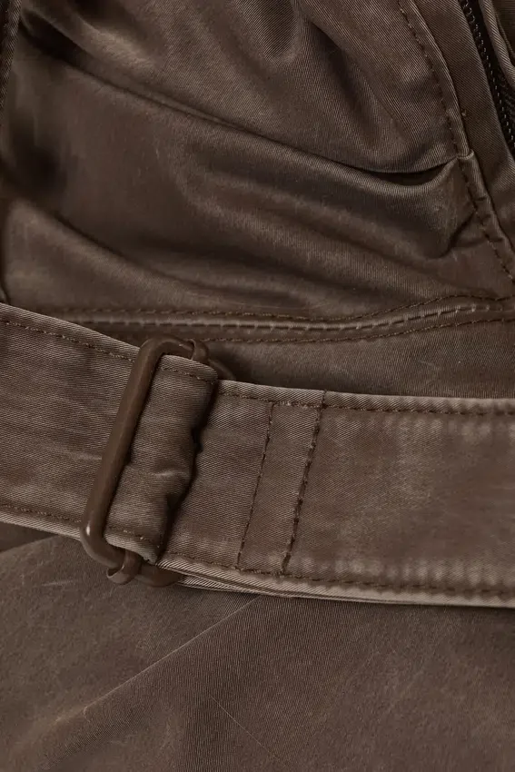 Ruched Crossbody Bag – Dark Brown Ruched Crossbody Bag – Dark Brown