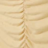 Ruched Hooded Tank Top – Light Beige Ruched Hooded Tank Top – Light Beige