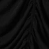 Ruched Long-Sleeved Top – Black Ruched Long-Sleeved Top – Black