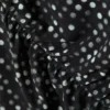 Ruched Printed Mesh Top – Black Polka Dots Ruched Printed Mesh Top – Black Polka Dots