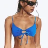 Ruched Triangle Bikini Top – Bright Blue Ruched Triangle Bikini Top – Bright Blue