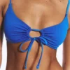 Ruched Triangle Bikini Top – Bright Blue Ruched Triangle Bikini Top – Bright Blue