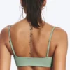 Ruched Triangle Bikini Top – Green Ruched Triangle Bikini Top – Green