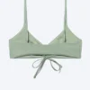 Ruched Triangle Bikini Top – Green Ruched Triangle Bikini Top – Green