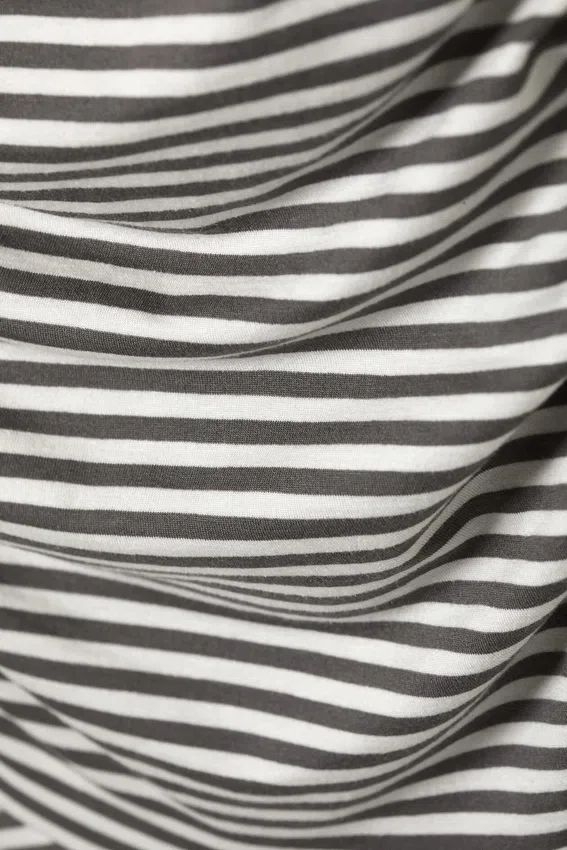 Ruched Tube Mini Dress – White & Dark Mole Stripe Ruched Tube Mini Dress – White & Dark Mole Stripe