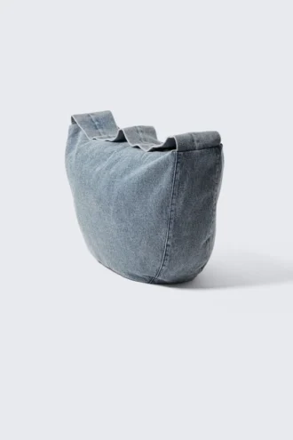 Samir Denim Crossbody Bag – Blue