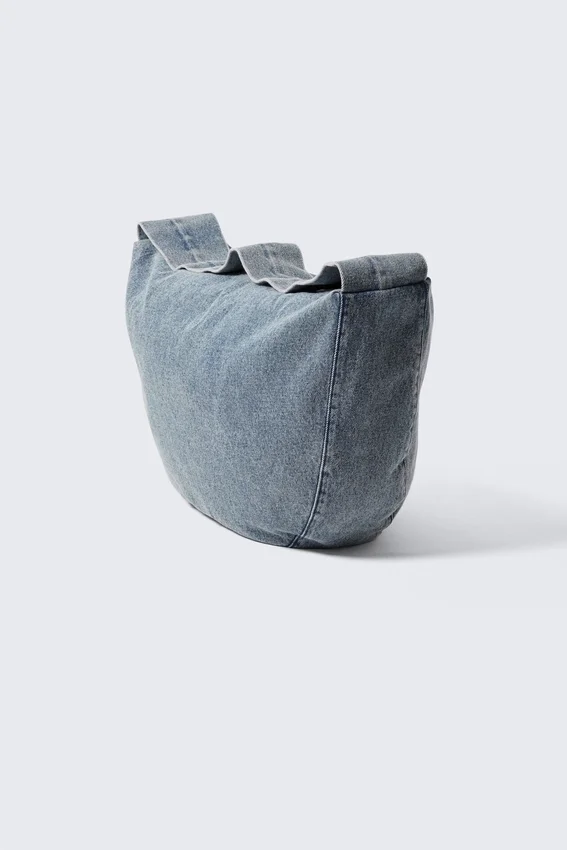 Samir Denim Crossbody Bag – Blue Samir Denim Crossbody Bag – Blue
