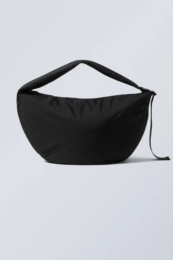 Samir Large Padded Crossbody Bag – Black Samir Large Padded Crossbody Bag – Black