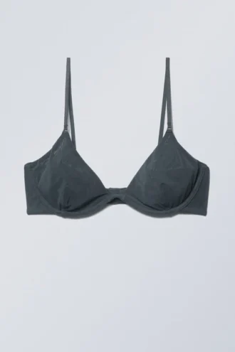 Sandy Mesh Wire Bra – Dark Turquoise