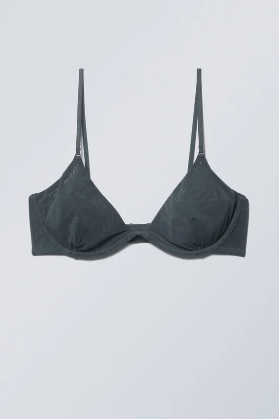 Sandy Mesh Wire Bra – Dark Turquoise Sandy Mesh Wire Bra – Dark Turquoise