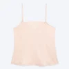 Satin Lace Top – Light Dusty Peach Satin Lace Top – Light Dusty Peach
