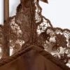 Satin Lace-Trim Slip-Dress – Dark Brown Satin Lace-Trim Slip-Dress – Dark Brown