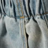 Saturn Loose Fit Pull-On Denim Shorts – Port Blue – Light Blue Saturn Loose Fit Pull-On Denim Shorts – Port Blue – Light Blue