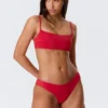 Scoop Bikini Bottoms – Bright Red Scoop Bikini Bottoms – Bright Red