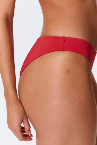Scoop Bikini Bottoms – Bright Red