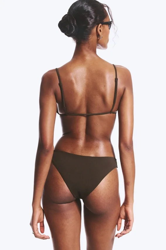 Scoop Bikini Bottoms – Dark Brown Scoop Bikini Bottoms – Dark Brown