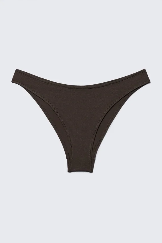 Scoop Bikini Bottoms – Dark Brown Scoop Bikini Bottoms – Dark Brown