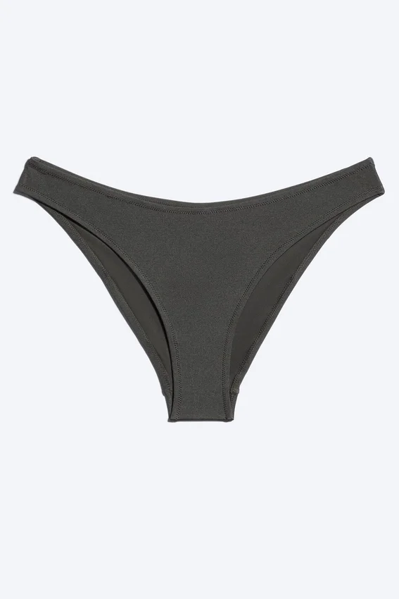 Scoop Bikini Bottoms – Dark Grey – Shimmer Scoop Bikini Bottoms – Dark Grey – Shimmer