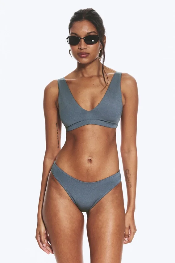 Scoop Bikini Bottoms – Dusty Medium Blue Scoop Bikini Bottoms – Dusty Medium Blue