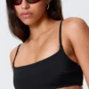 Scoop Neck Bikini Top – Black Scoop Neck Bikini Top – Black