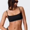 Scoop Neck Bikini Top – Black Scoop Neck Bikini Top – Black