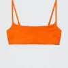 Scoop Neck Bikini Top – Bright Orange Scoop Neck Bikini Top – Bright Orange