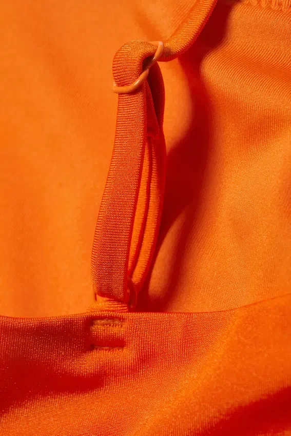 Scoop Neck Bikini Top – Bright Orange Scoop Neck Bikini Top – Bright Orange
