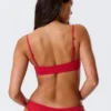 Scoop Neck Bikini Top – Bright Red