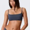 Scoop Neck Bikini Top – Dark Blue Scoop Neck Bikini Top – Dark Blue
