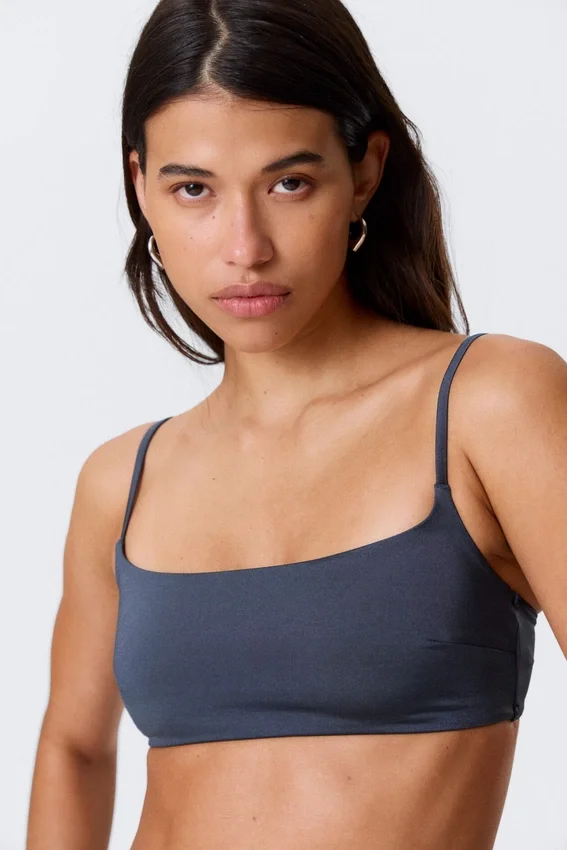 Scoop Neck Bikini Top – Dark Blue Scoop Neck Bikini Top – Dark Blue